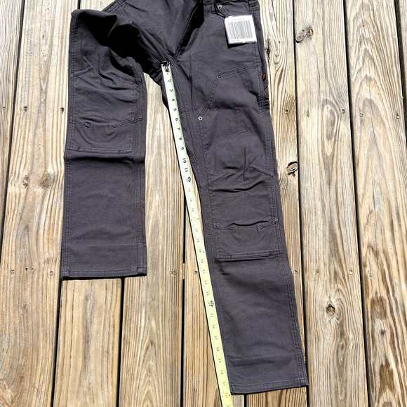 Dovetail Workwear Women's Britt Utility Canvas Pants, 6/32, Grey - Picture 9 of 11